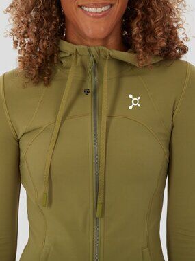 Lululemon Bronze Green Hooded Define Jacket
